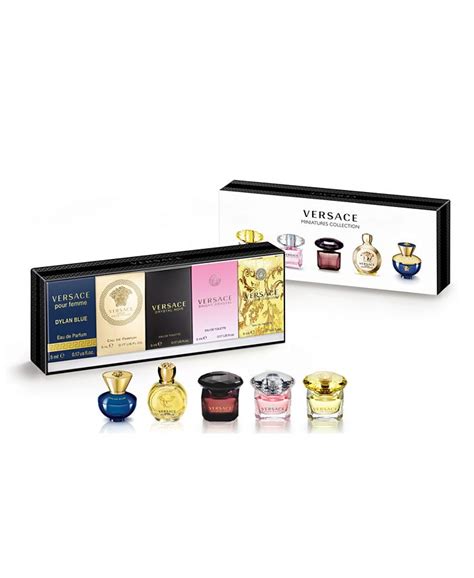 macy's mini perfume versace|Versace mini perfume set boots.